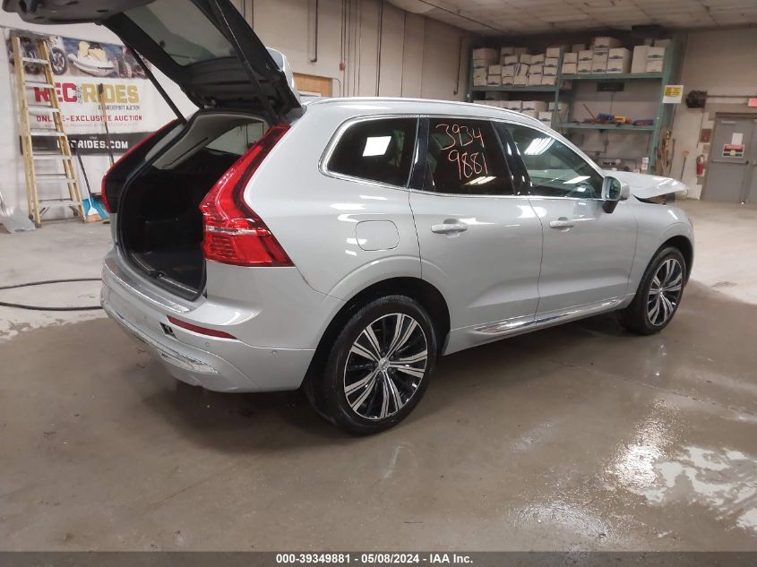 YV4L12RL2N1914817 2022 Volvo Xc60 B5 Inscription