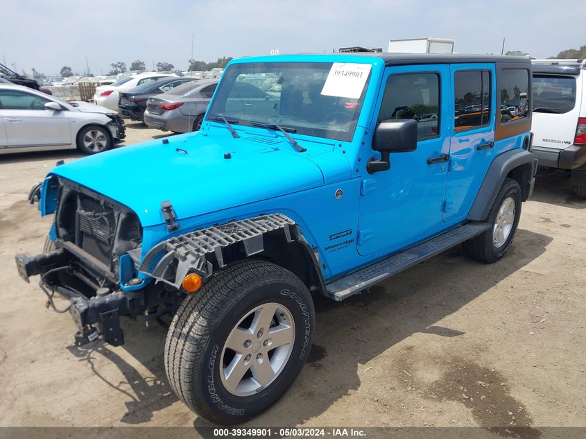 VIN 1C4BJWDG7JL810662 2018 JEEP WRANGLER JK UNLIMITED SPORT S 4X4