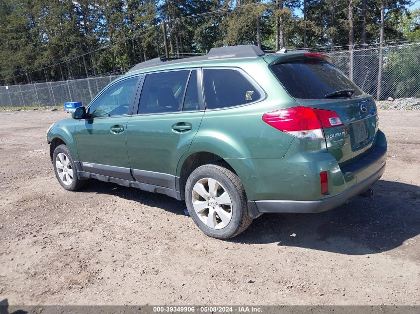 2012 Subaru Outback 2.5I Limited VIN: 4S4BRBKC3C3222080 Lot: 39349906