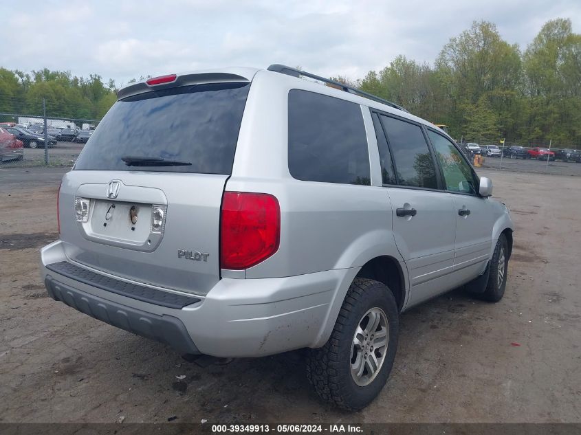 2005 Honda Pilot Ex-L VIN: 5FNYF18695B029134 Lot: 39349913