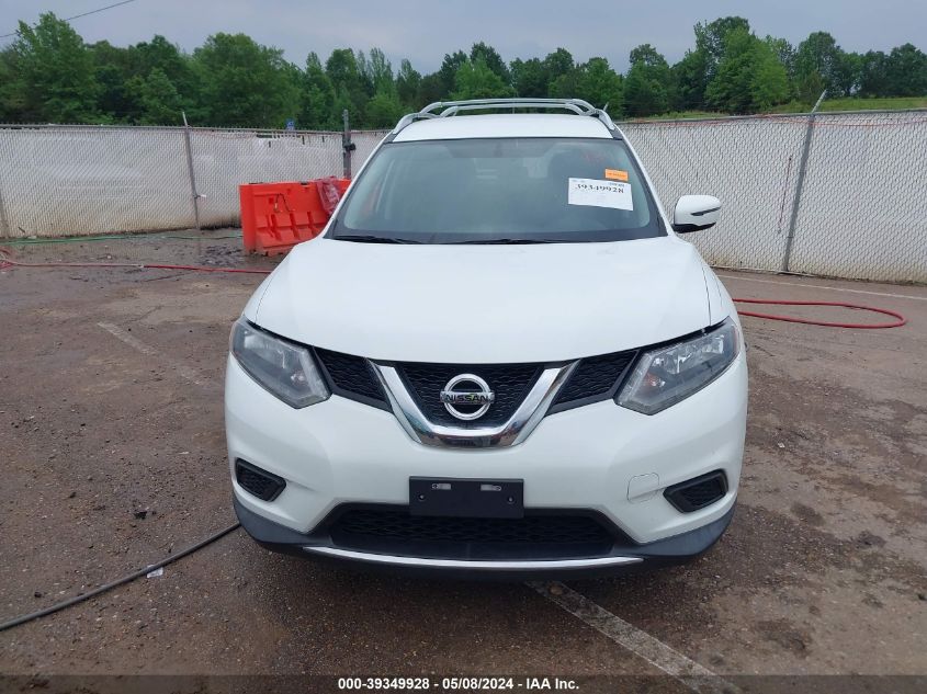 2016 Nissan Rogue S VIN: KNMAT2MTXGP707216 Lot: 39349928