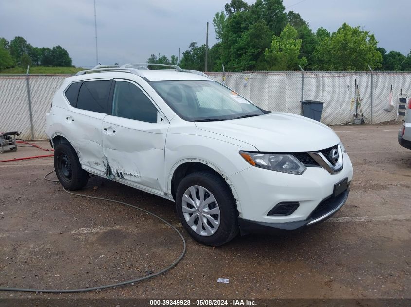 2016 Nissan Rogue S VIN: KNMAT2MTXGP707216 Lot: 39349928