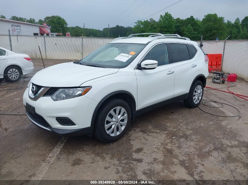 2016 Nissan Rogue S VIN: KNMAT2MTXGP707216 Lot: 39349928