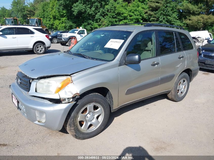 2002 Toyota Rav4 VIN: JTEGH20V320075014 Lot: 39349933