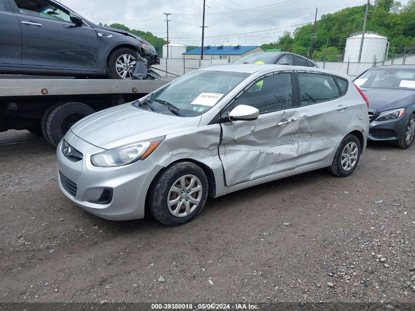 2012 Hyundai Accent Gs VIN: KMHCT5AE3CU033546 Lot: 39350018