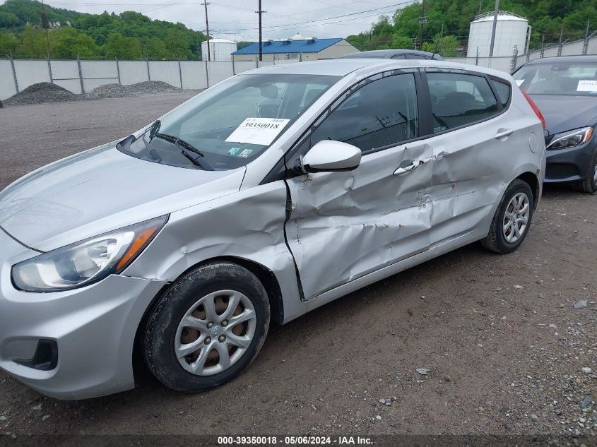 2012 Hyundai Accent Gs VIN: KMHCT5AE3CU033546 Lot: 39350018