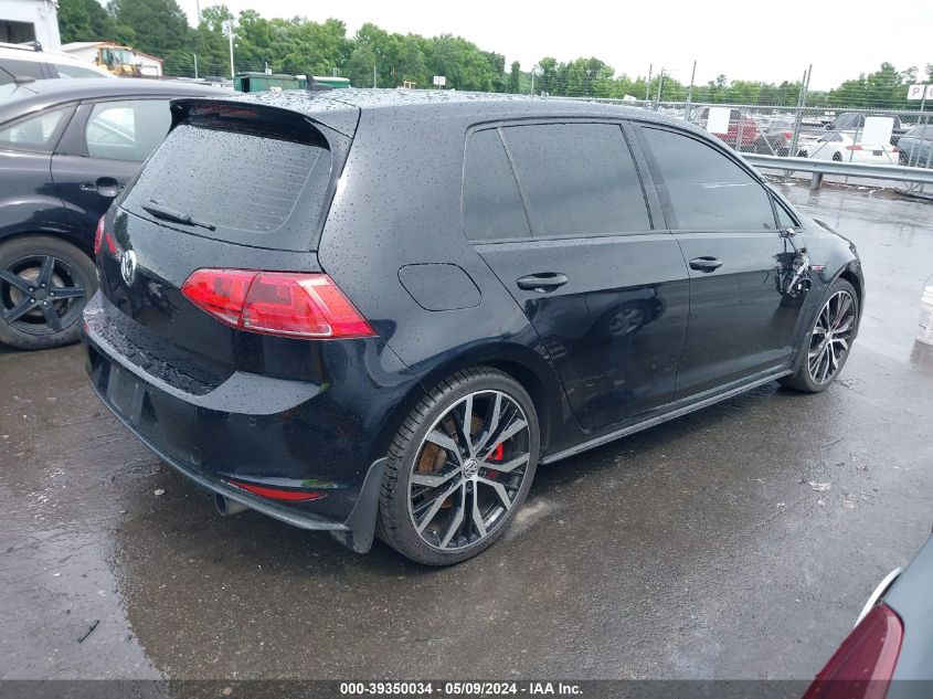 3VW447AU2FM078864 2015 Volkswagen Golf Gti 2.0T Autobahn W/Performance Package 4-Door