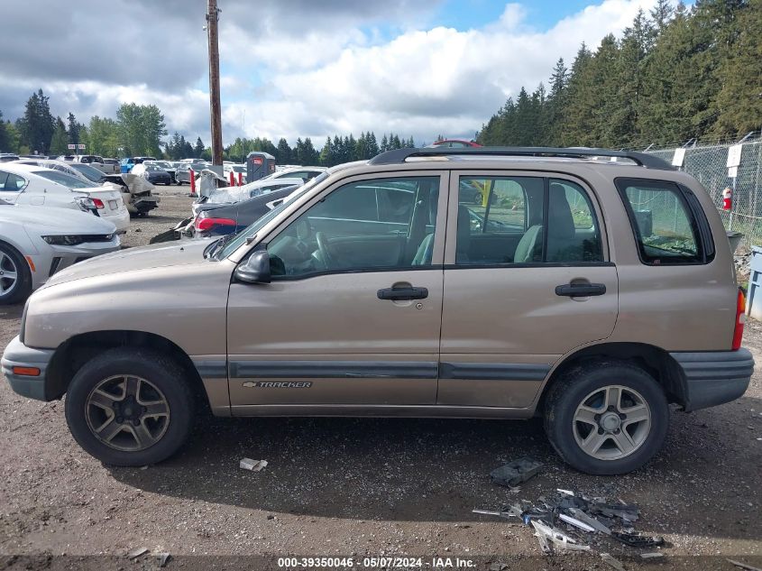 2003 Chevrolet Tracker Hard Top Base VIN: 2CNBJ13C736945827 Lot: 39350046