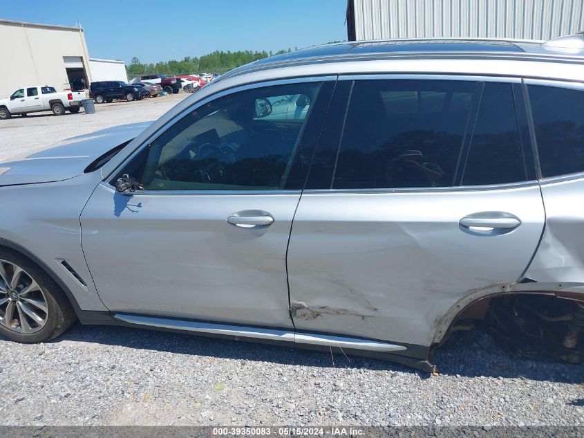 2019 BMW X3 Sdrive30I VIN: 5UXTR7C59KLF29565 Lot: 39350083