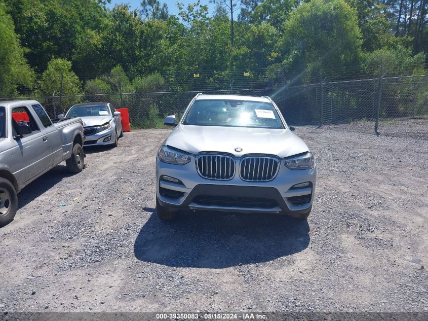 2019 BMW X3 Sdrive30I VIN: 5UXTR7C59KLF29565 Lot: 39350083