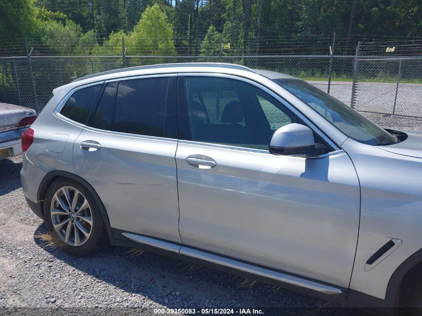 2019 BMW X3 Sdrive30I VIN: 5UXTR7C59KLF29565 Lot: 39350083