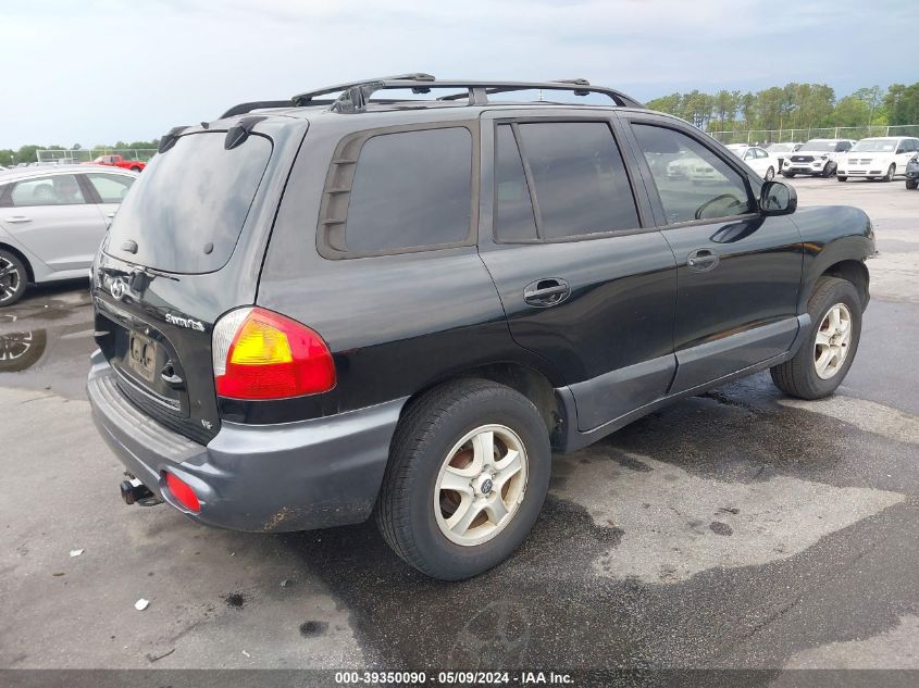 2004 Hyundai Santa Fe Gls VIN: KM8SC13D24U617205 Lot: 39350090