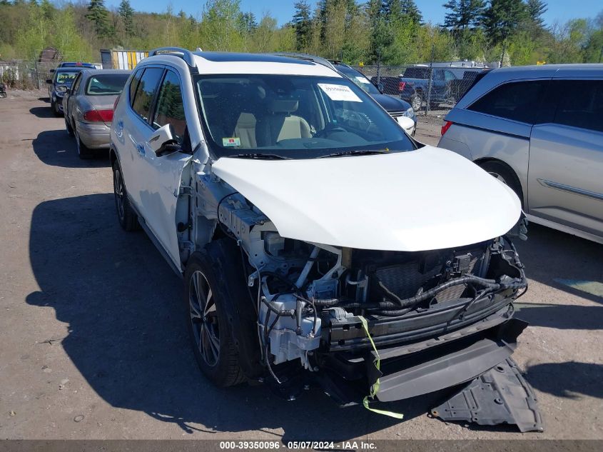 2018 Nissan Rogue Sl VIN: JN8AT2MVXJW304212 Lot: 39350096