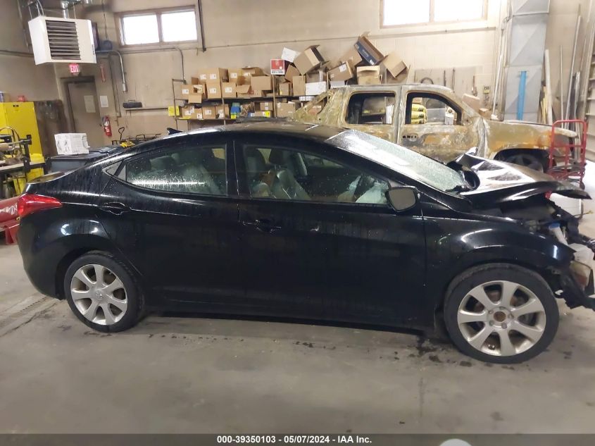 2013 Hyundai Elantra Limited VIN: KMHDH4AE5DU916226 Lot: 39350103