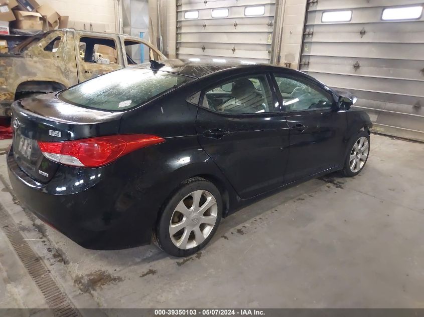 2013 Hyundai Elantra Limited VIN: KMHDH4AE5DU916226 Lot: 39350103