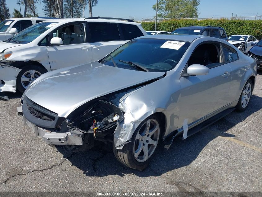 2007 Infiniti G35 VIN: JNKCV54E37M905593 Lot: 39350105