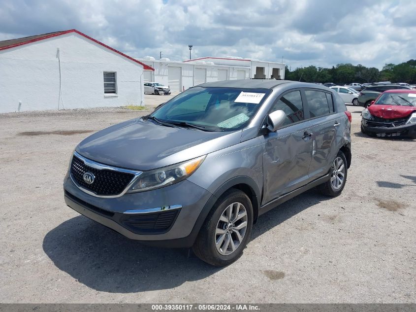 2016 Kia Sportage Lx VIN: KNDPB3AC3G7824403 Lot: 39350117