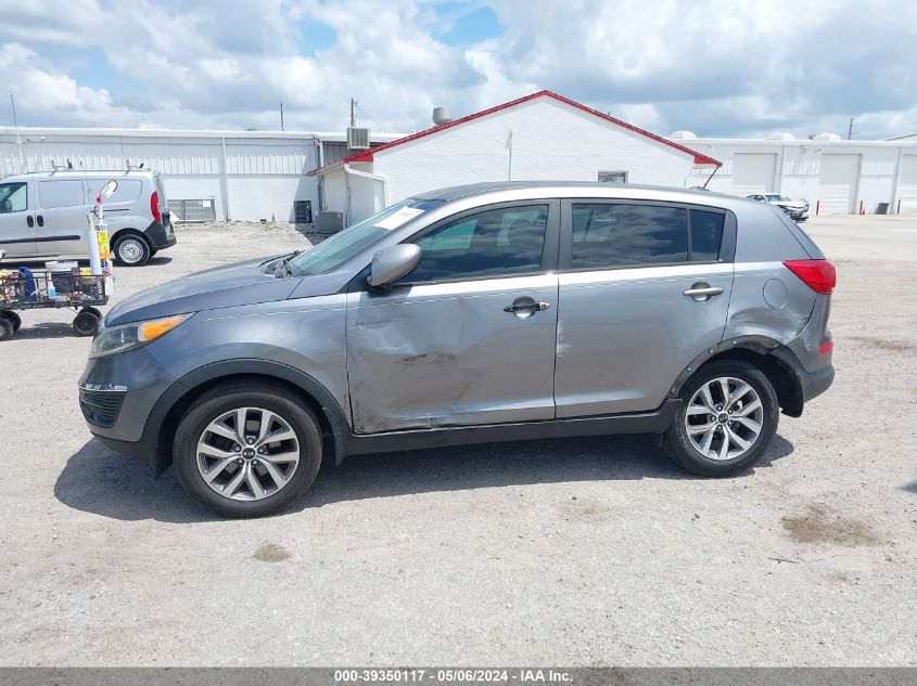 2016 Kia Sportage Lx VIN: KNDPB3AC3G7824403 Lot: 39350117