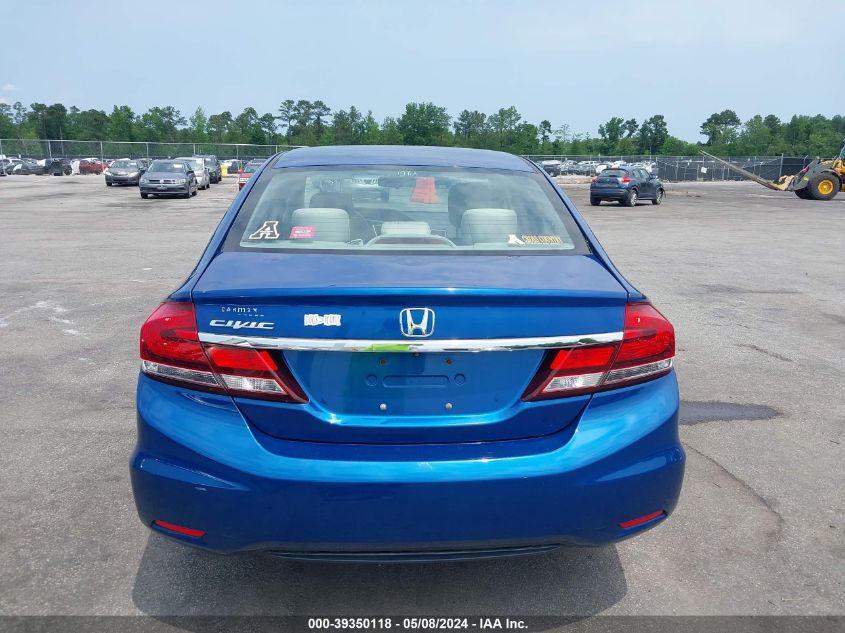 2013 Honda Civic Lx VIN: 19XFB2F52DE203214 Lot: 39350118