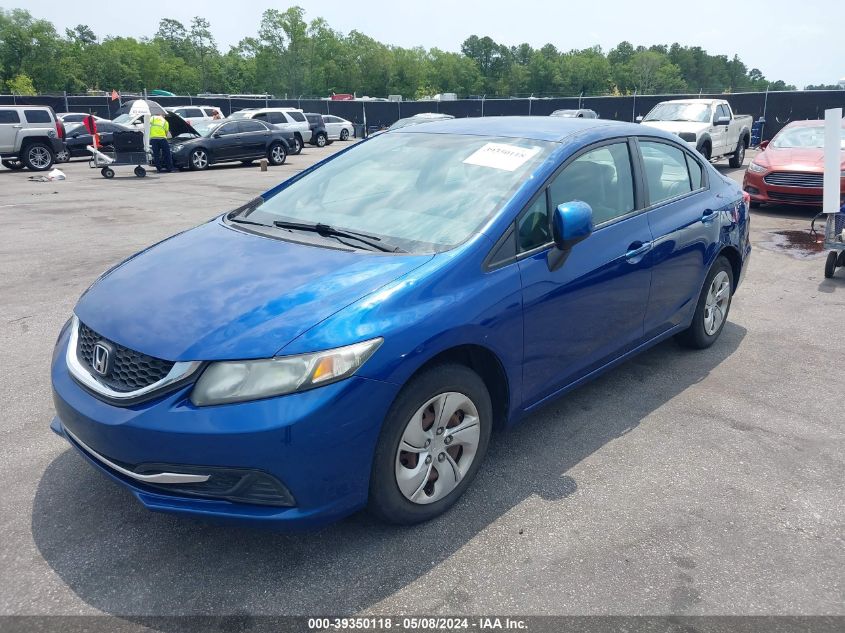 2013 Honda Civic Lx VIN: 19XFB2F52DE203214 Lot: 39350118