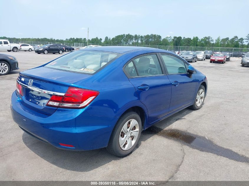 2013 Honda Civic Lx VIN: 19XFB2F52DE203214 Lot: 39350118