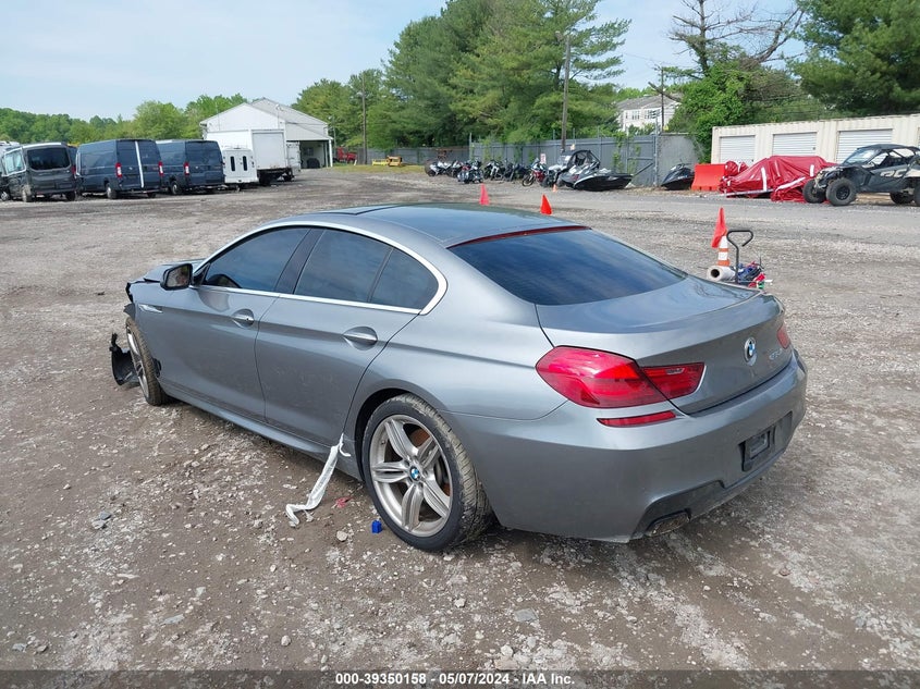 2013 BMW 650I Gran Coupe VIN: WBA6B2C5XDDG66787 Lot: 39350158