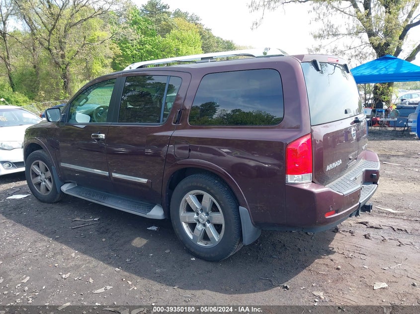 2013 Nissan Armada Platinum VIN: 5N1AA0NC7DN614973 Lot: 39350180