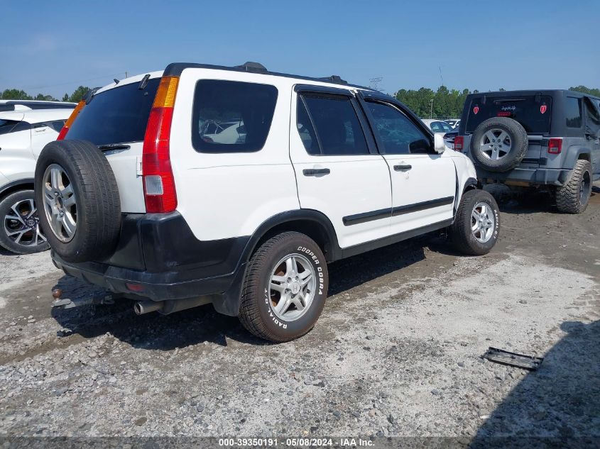 2003 Honda Cr-V Ex VIN: SHSRD78823U148518 Lot: 39350191