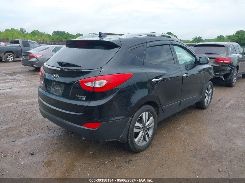 2015 Hyundai Tucson Limited VIN: KM8JUCAG3FU956575 Lot: 39350194