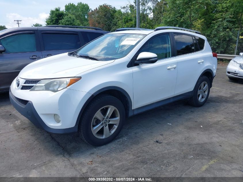 2015 Toyota Rav4 Xle VIN: 2T3WFREV5FW167119 Lot: 39350202