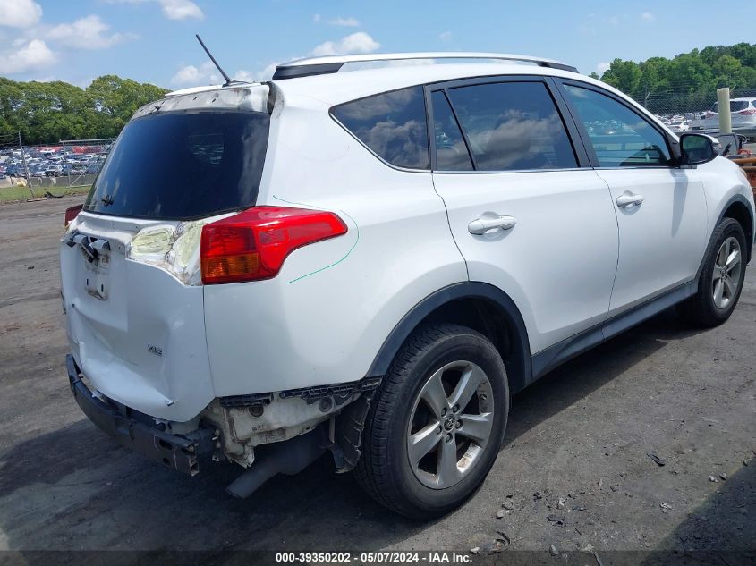 2015 Toyota Rav4 Xle VIN: 2T3WFREV5FW167119 Lot: 39350202