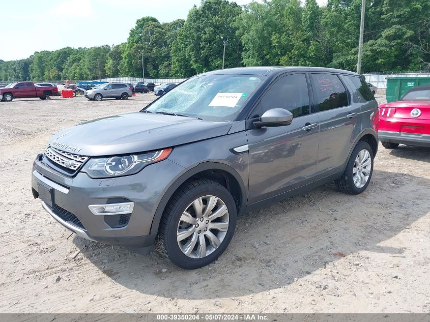 2016 Land Rover Discovery Sport Hse Lux VIN: SALCT2BG8GH576157 Lot: 39350204