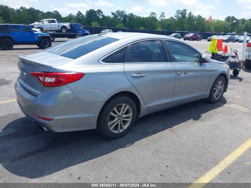 2015 Hyundai Sonata Se VIN: 5NPE24AF2FH007585 Lot: 39350211