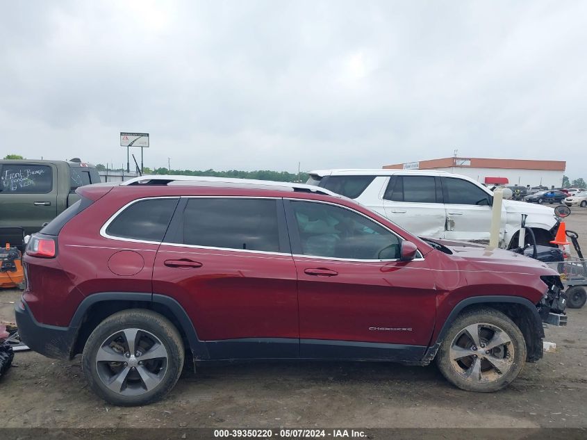 2019 Jeep Cherokee Limited Fwd VIN: 1C4PJLDB9KD278402 Lot: 39350220