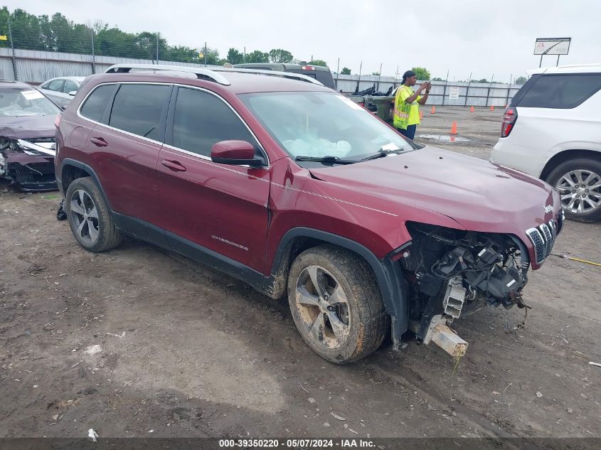 2019 Jeep Cherokee Limited Fwd VIN: 1C4PJLDB9KD278402 Lot: 39350220