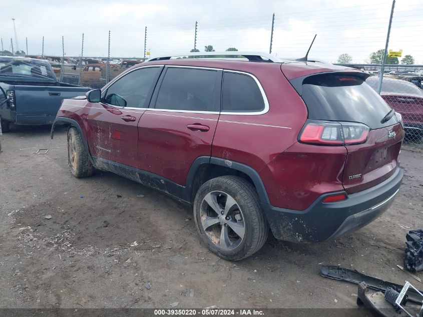 2019 Jeep Cherokee Limited Fwd VIN: 1C4PJLDB9KD278402 Lot: 39350220