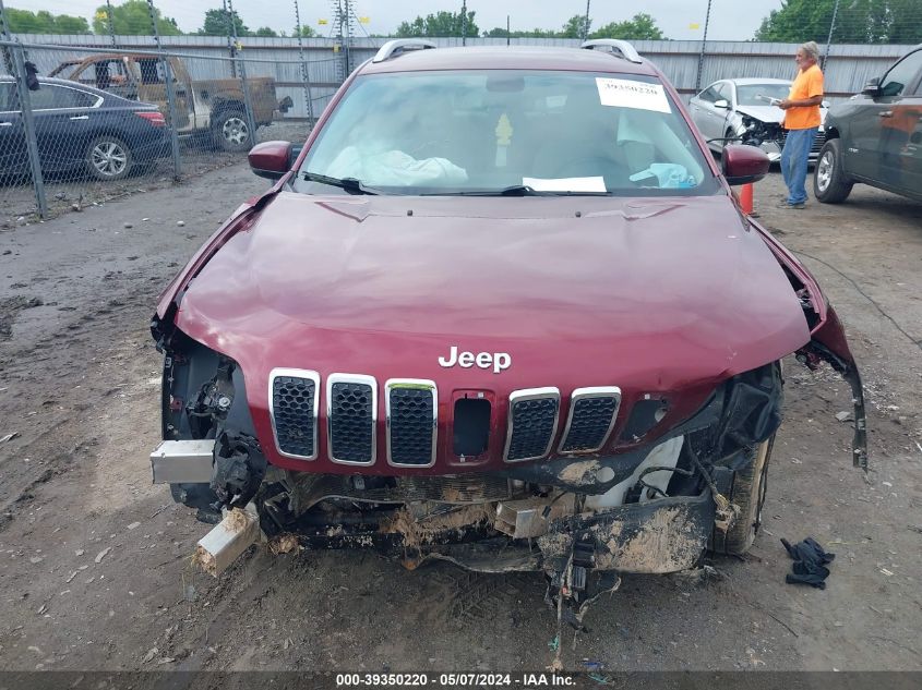 2019 Jeep Cherokee Limited Fwd VIN: 1C4PJLDB9KD278402 Lot: 39350220