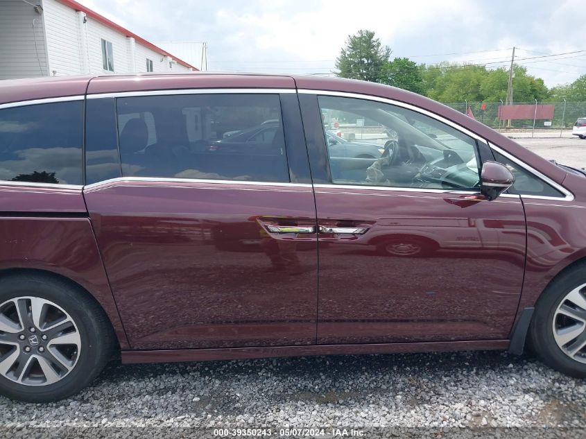 2014 Honda Odyssey Touring/Touring Elite VIN: 5FNRL5H93EB030441 Lot: 39350243