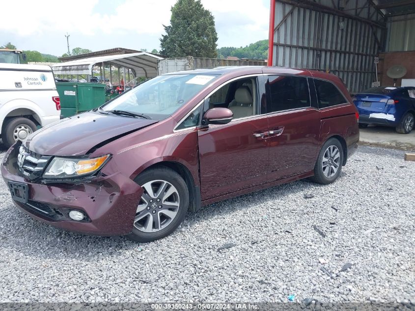 2014 Honda Odyssey Touring/Touring Elite VIN: 5FNRL5H93EB030441 Lot: 39350243