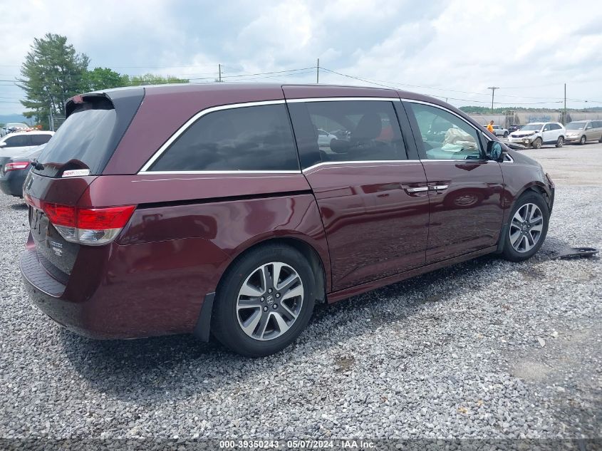 2014 Honda Odyssey Touring/Touring Elite VIN: 5FNRL5H93EB030441 Lot: 39350243