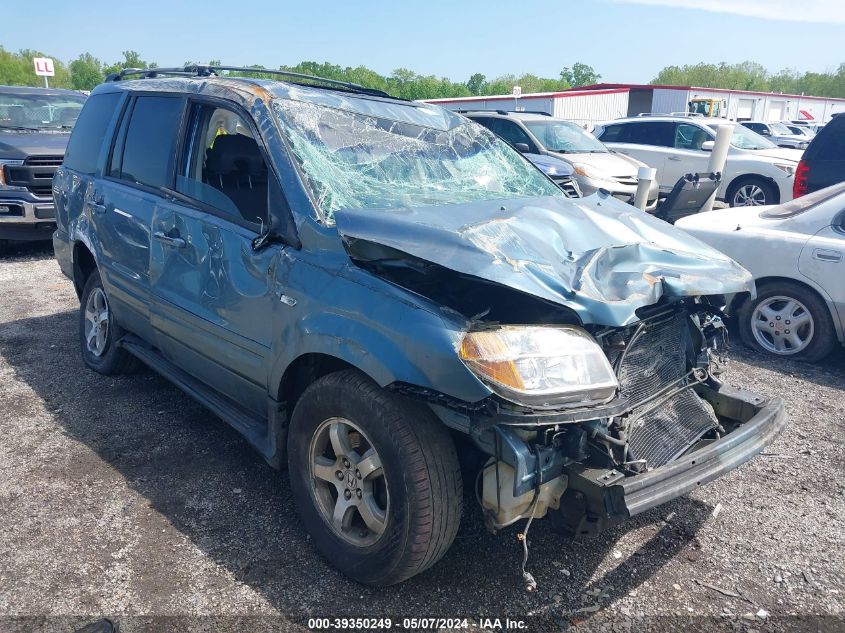 2007 Honda Pilot Ex-L VIN: 5FNYF28757B000716 Lot: 39350249