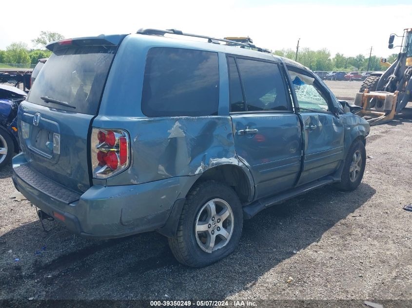 2007 Honda Pilot Ex-L VIN: 5FNYF28757B000716 Lot: 39350249