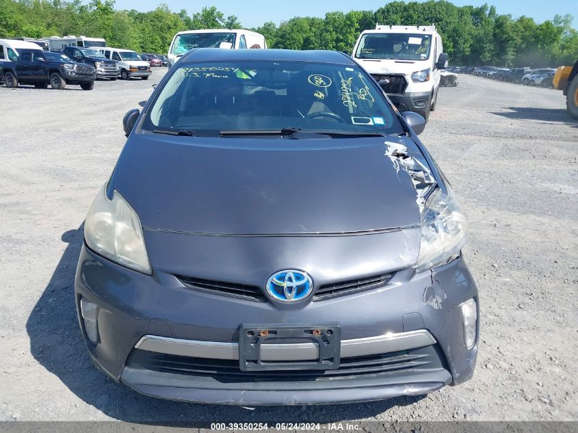 2012 Toyota Prius Plug-In VIN: JTDKN3DP5C3028804 Lot: 39350254