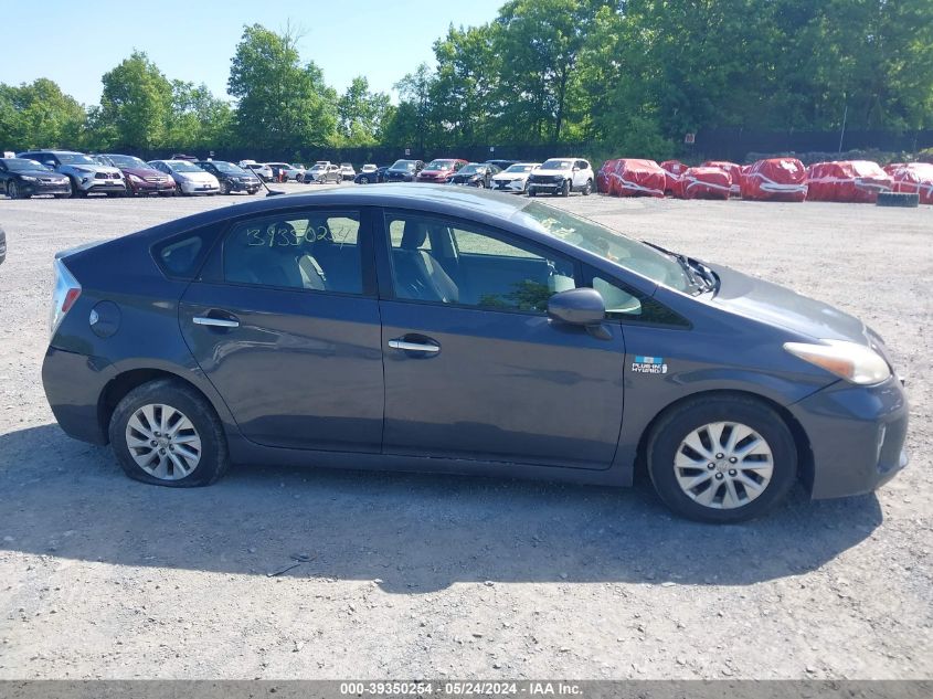 2012 Toyota Prius Plug-In VIN: JTDKN3DP5C3028804 Lot: 39350254