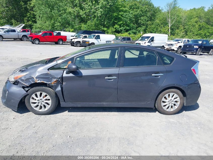 2012 Toyota Prius Plug-In VIN: JTDKN3DP5C3028804 Lot: 39350254