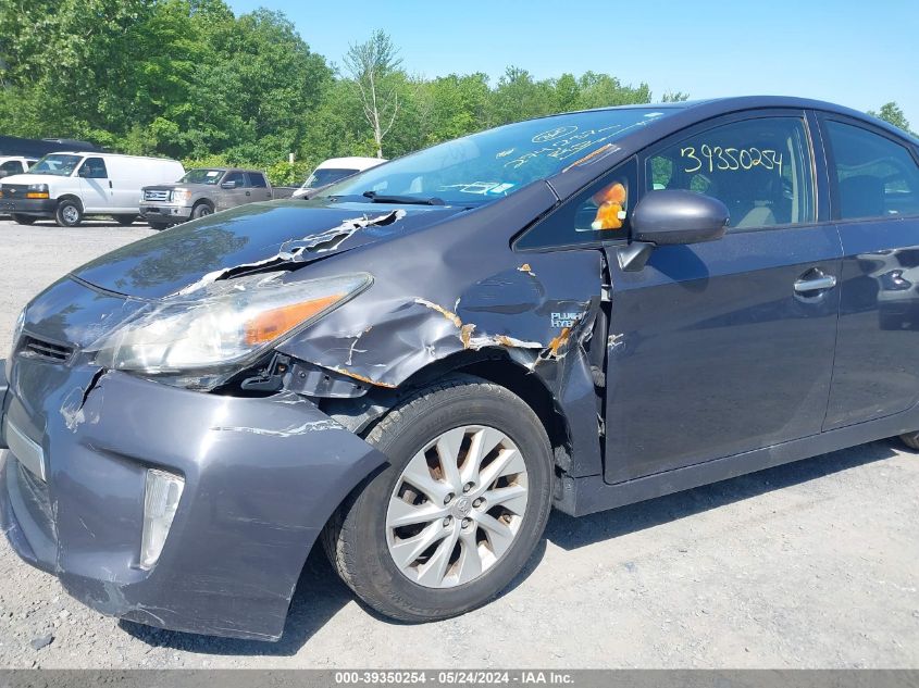 2012 Toyota Prius Plug-In VIN: JTDKN3DP5C3028804 Lot: 39350254