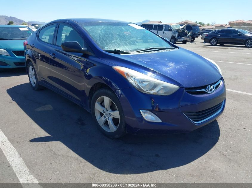 2012 Hyundai Elantra Gls VIN: 5NPDH4AEXCH070379 Lot: 39350289