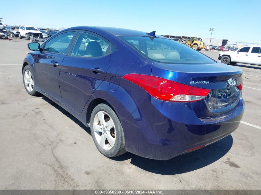 2012 Hyundai Elantra Gls VIN: 5NPDH4AEXCH070379 Lot: 39350289