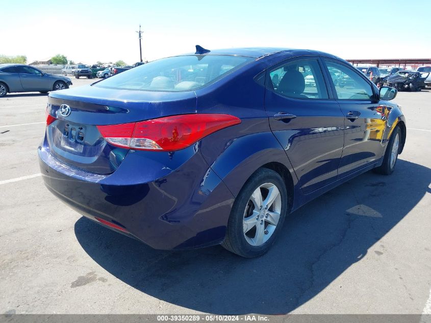 2012 Hyundai Elantra Gls VIN: 5NPDH4AEXCH070379 Lot: 39350289