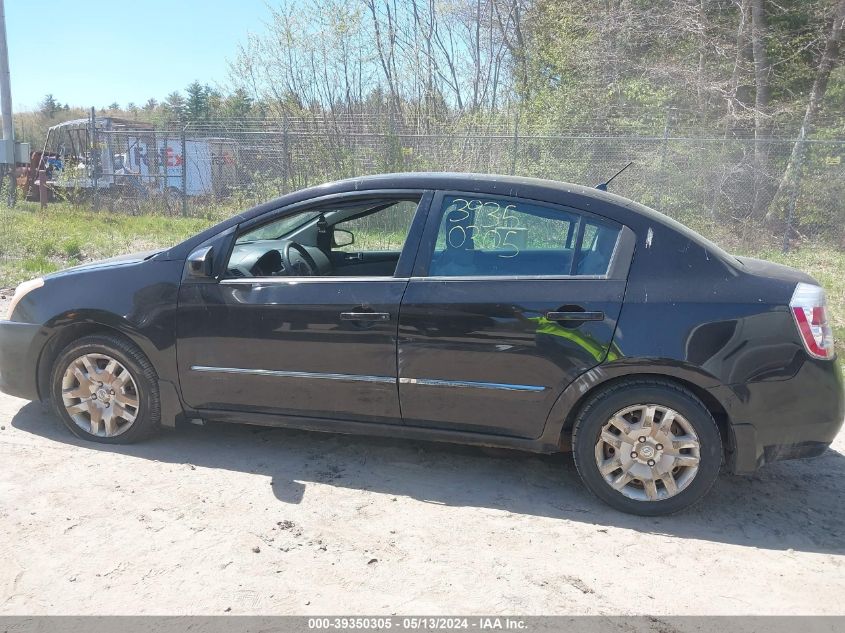 2010 Nissan Sentra 2.0S VIN: 3N1AB6AP4AL648140 Lot: 39350305